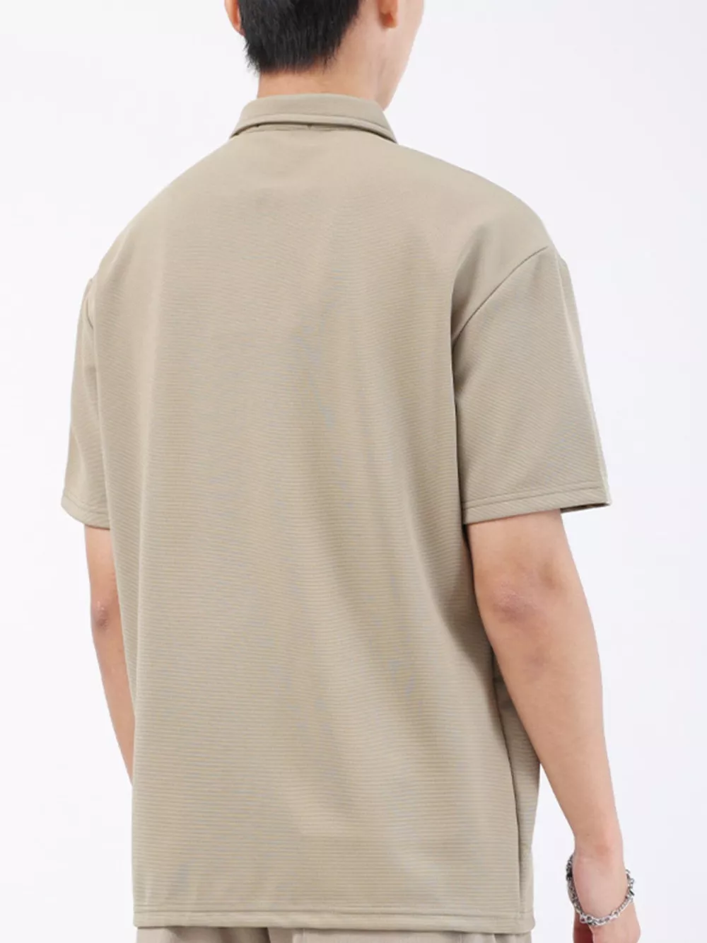 Men's Plus Size Textured Breathable Performance Polo, image 6