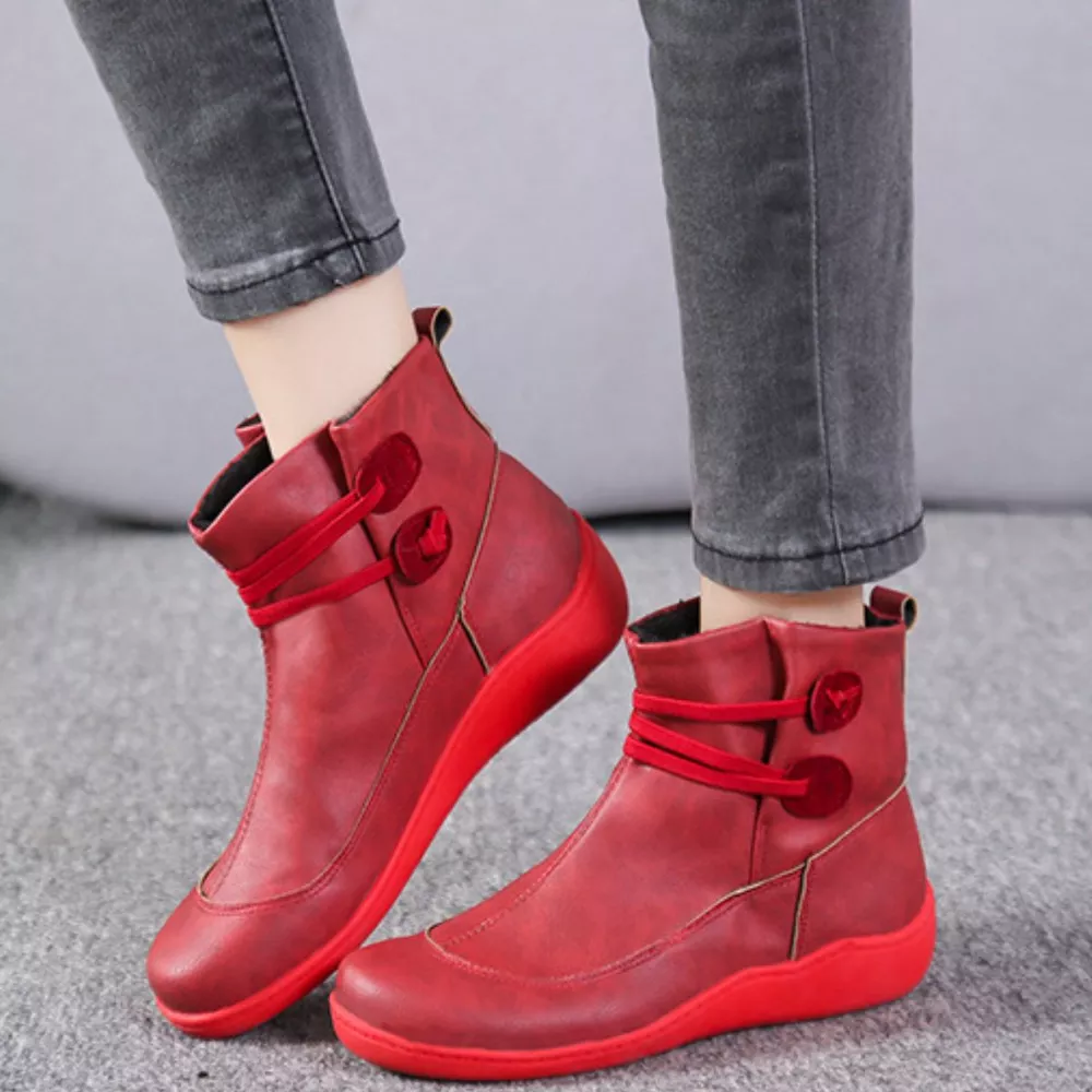 Button Detail Ankle Boots, image 10