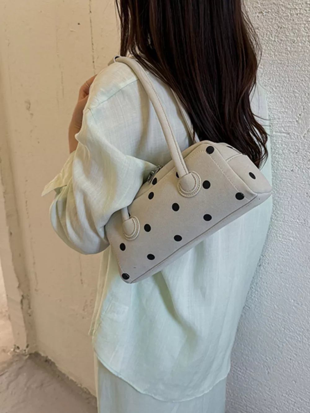Polka Dot Shoulder Bag, image 6