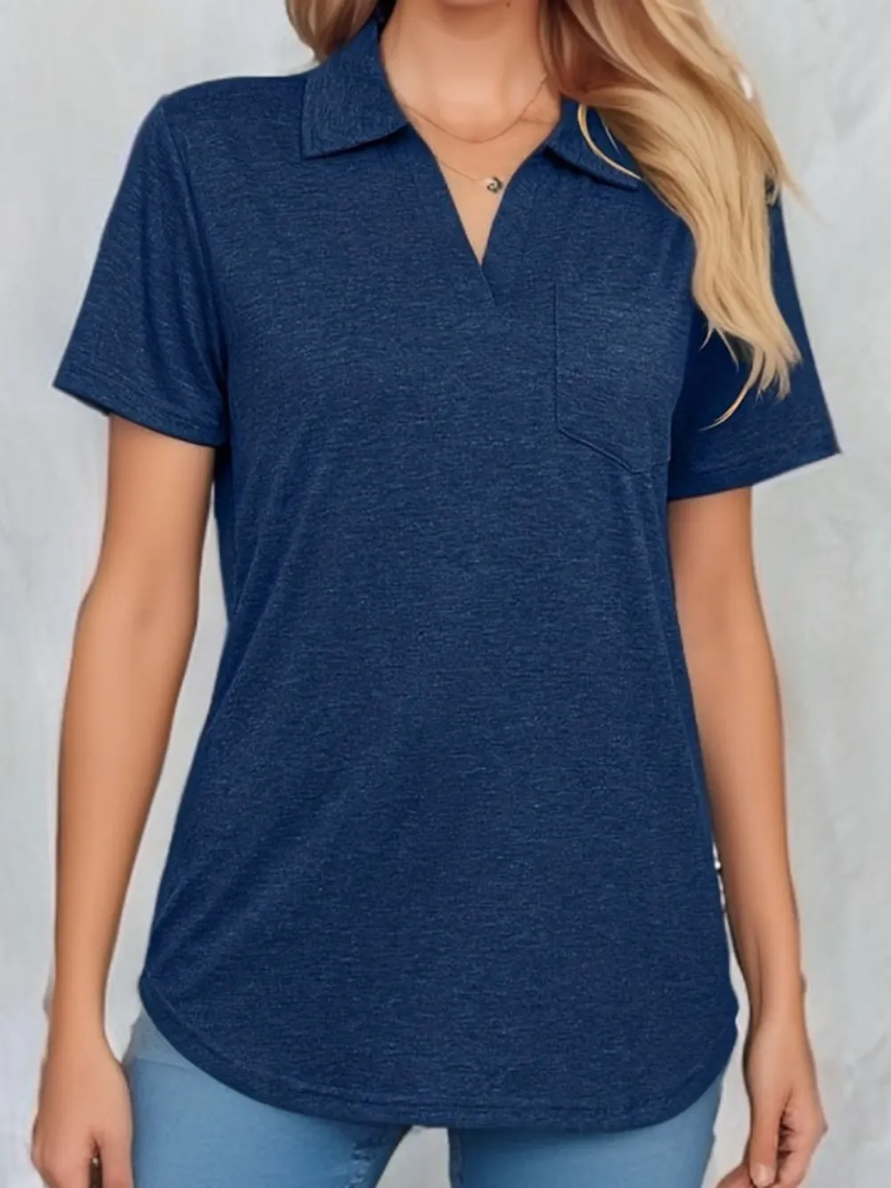 Johnny Collar Short Sleeve Top, image 17