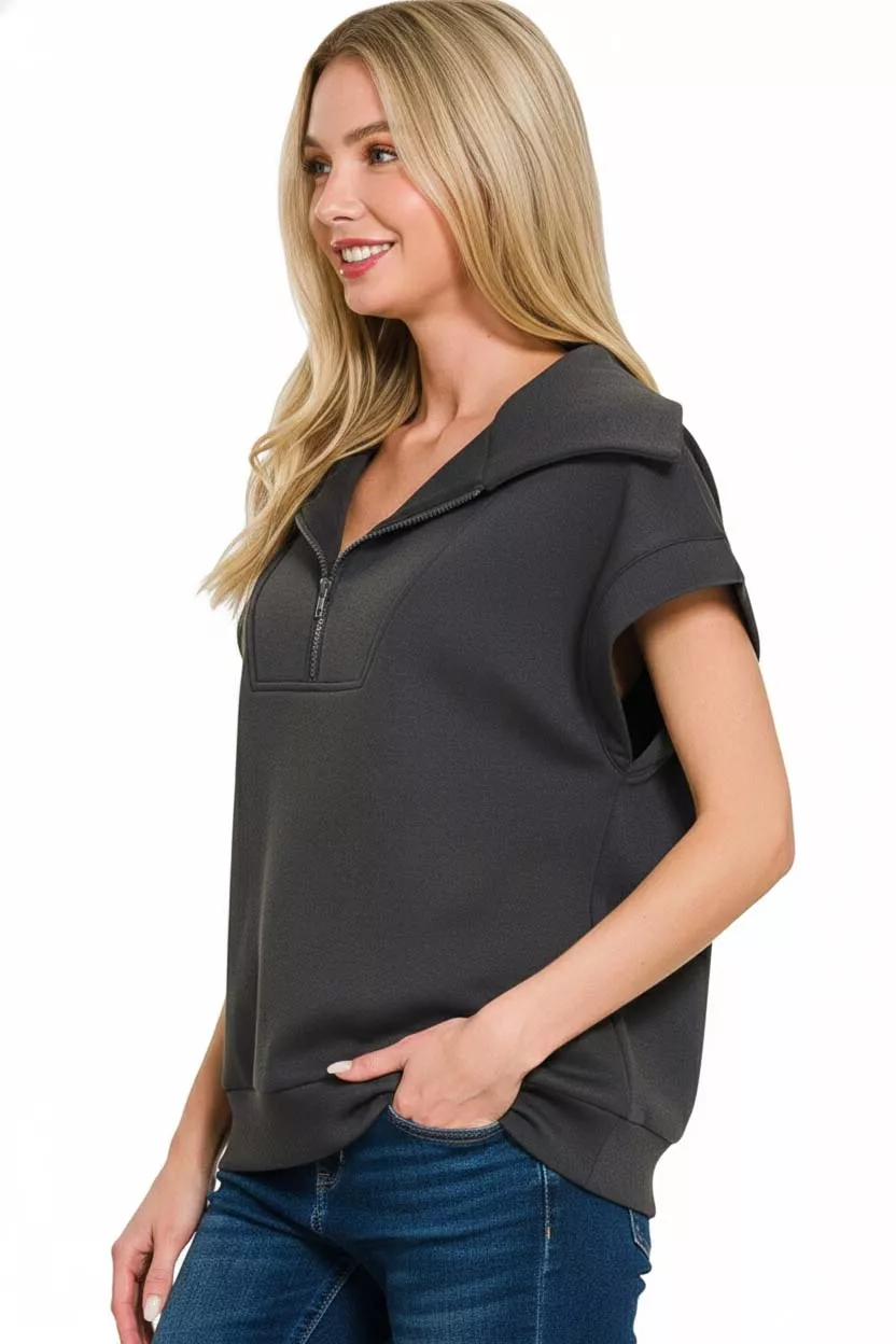 Scuba Half Zip Top, image 3