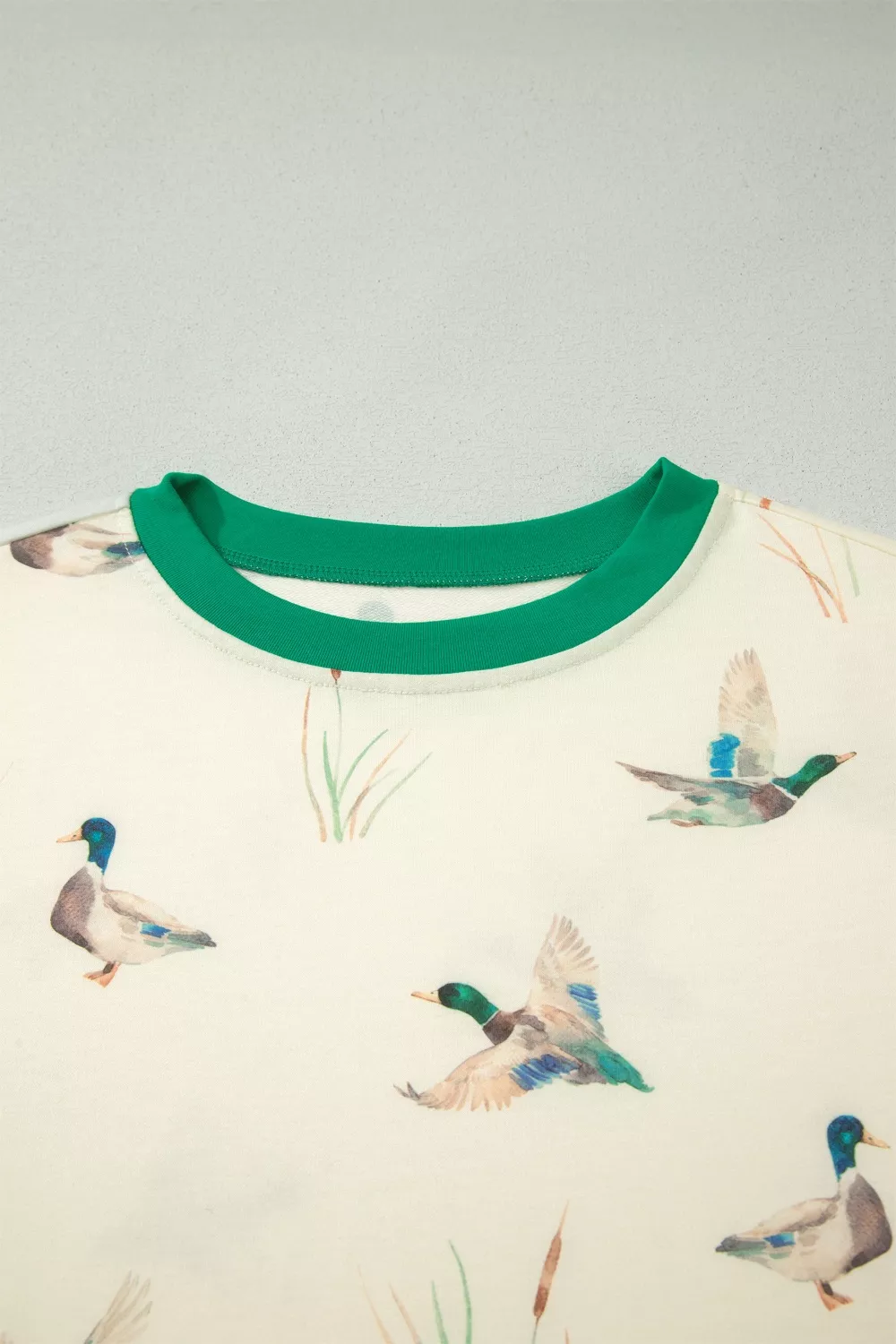 Mallard Printed Colorblock Trim Short Set, image 6