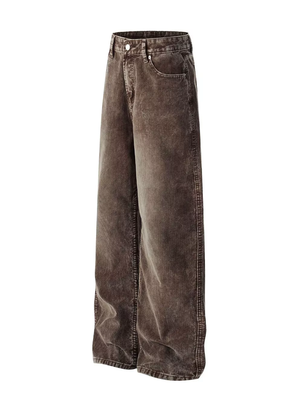 Men's Wide Leg Corduroy Pants, image 2