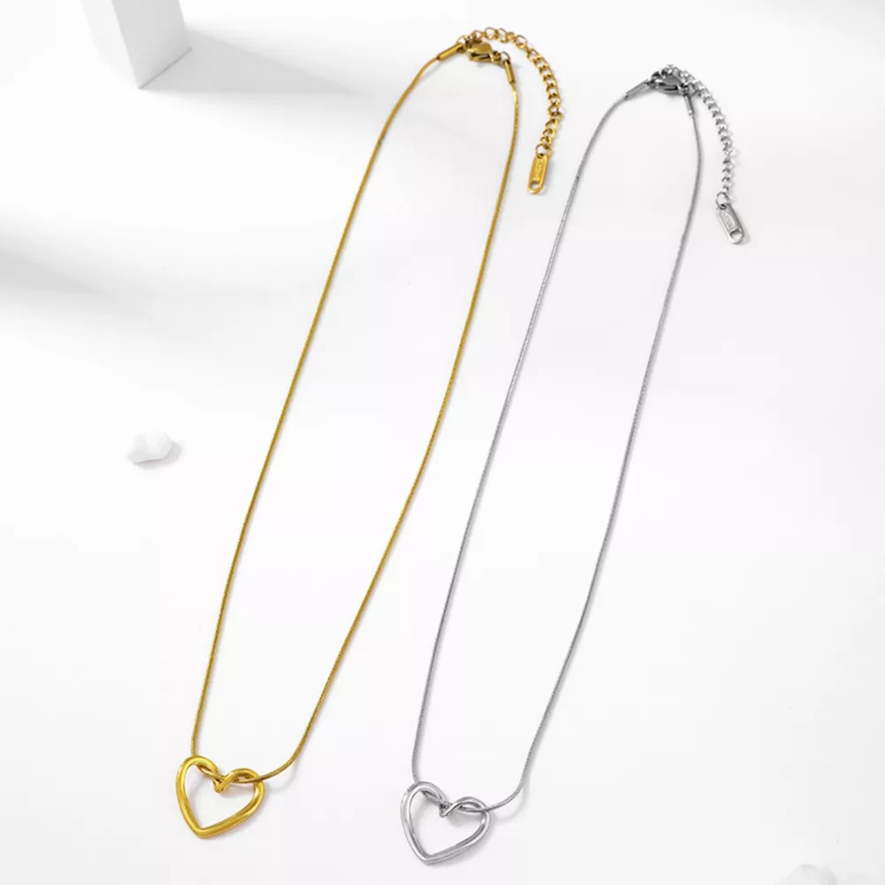 Stainless Steel Heart Necklace, image 6