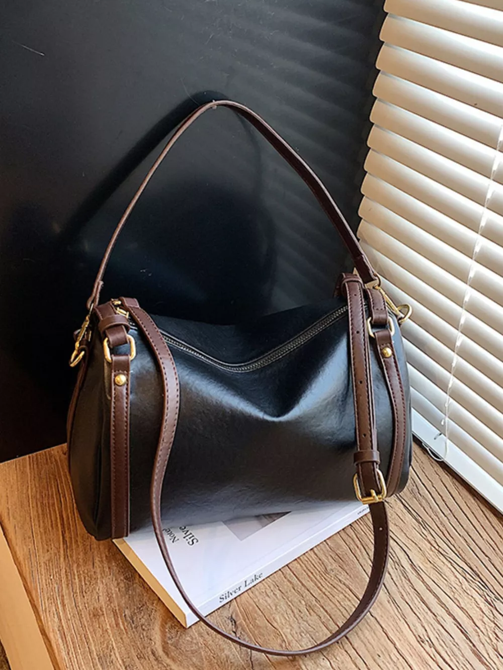 Vintage Style Barrel Crossbody Bag, image 9