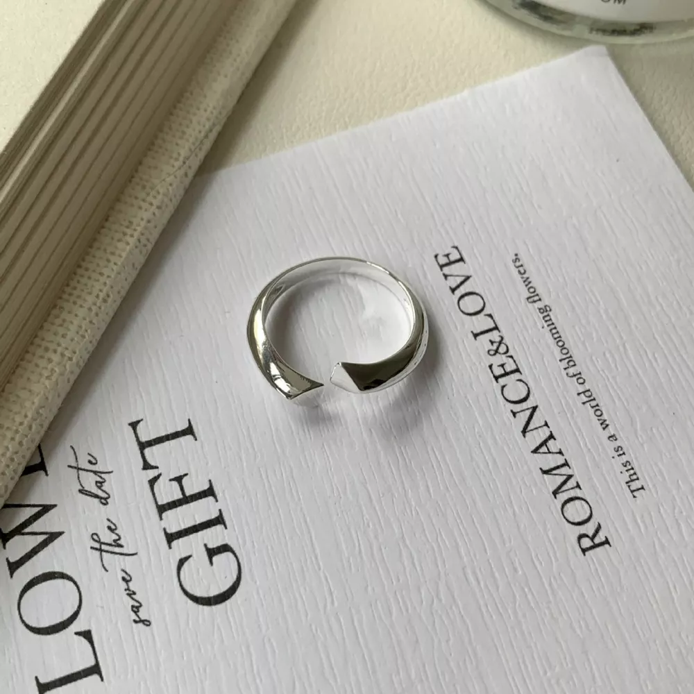925 Sterling Silver Bypass Ring, image 2