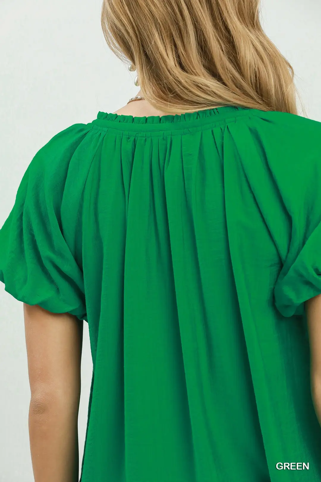 Gathered V-Neck Top, image 4