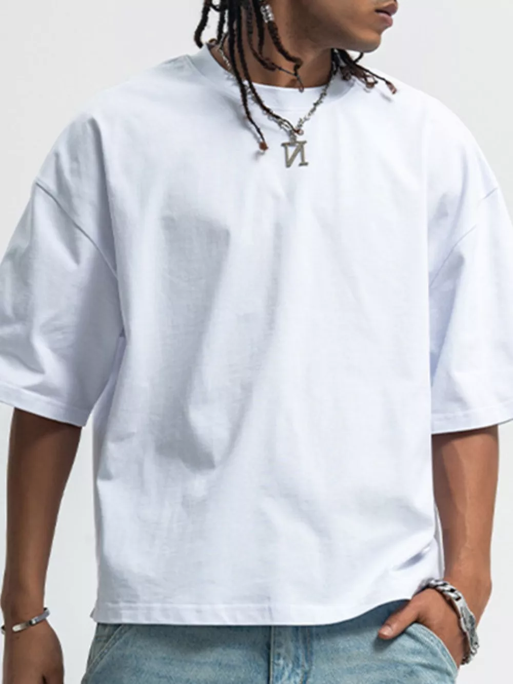 Men's Round Neck Half Sleeve T-Shirt, image 3