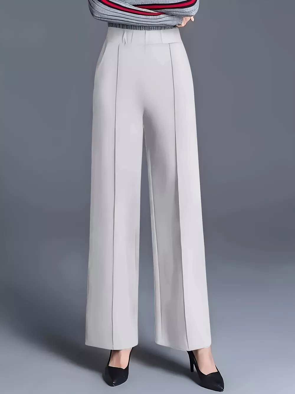 High Waist Wide Leg Pants