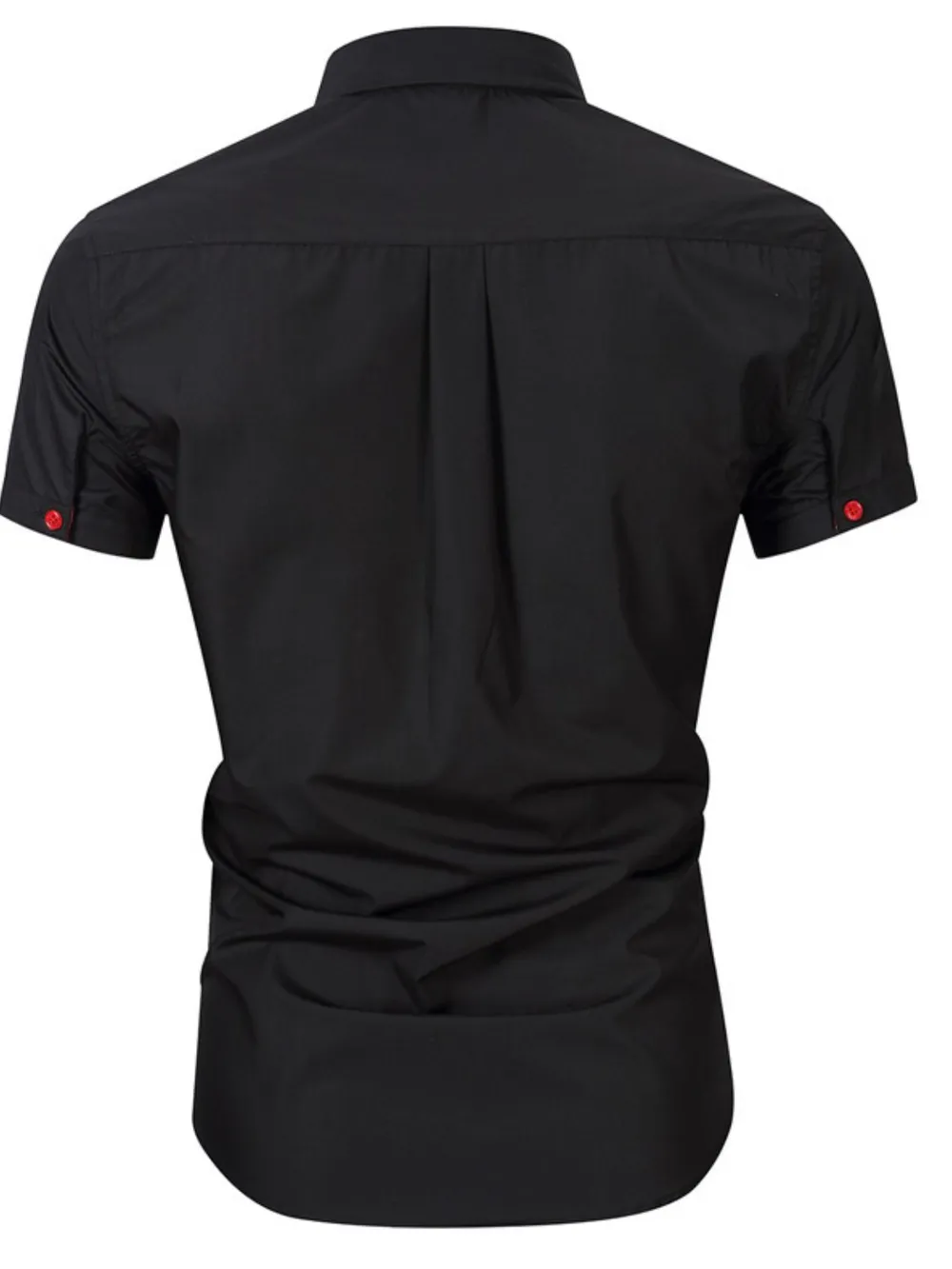 Men's Button Up Short Sleeve Shirt, image 4