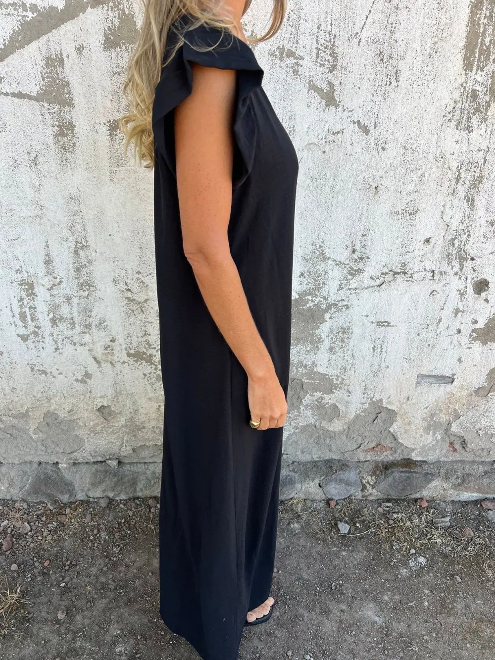 Full Size V-Neck Cap Sleeve Wide Leg Jumpsuit Plus Size, image 16