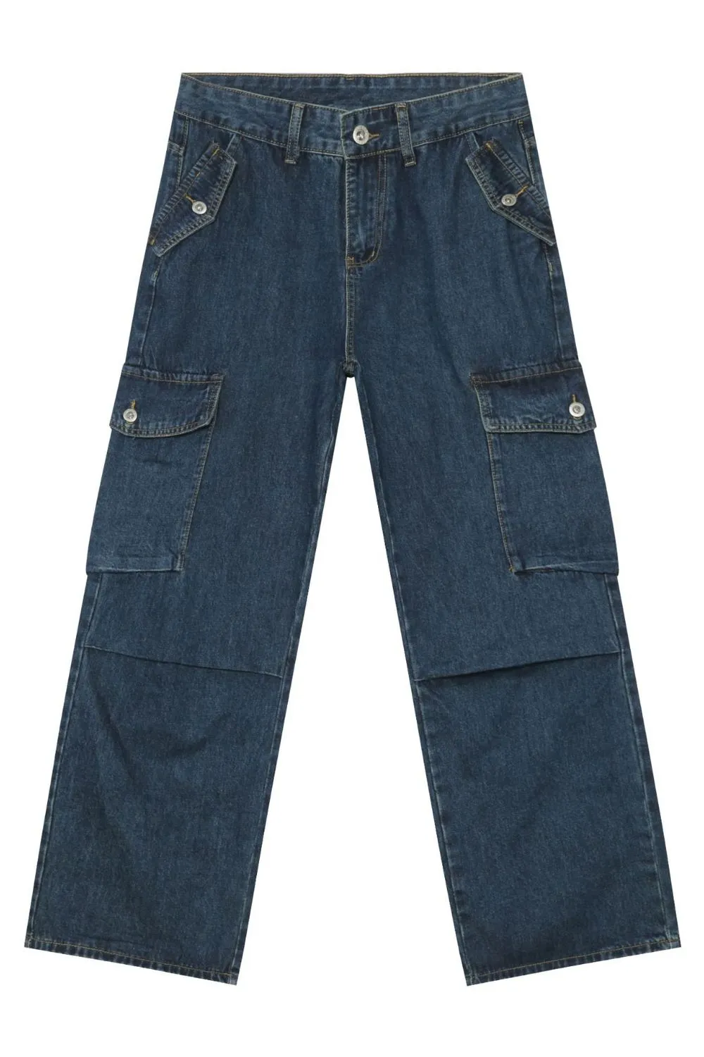 Men's Baggy Jeans with Cargo Pockets, image 5