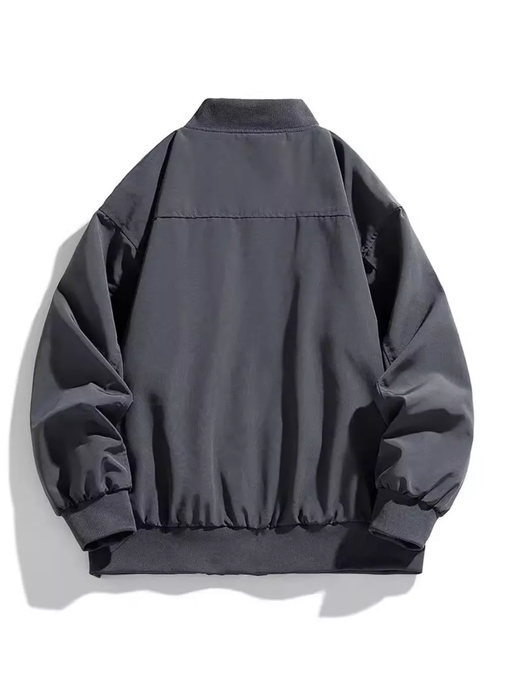 Men's Plus Size Casual Lightweight Bomber Jacket, image 5