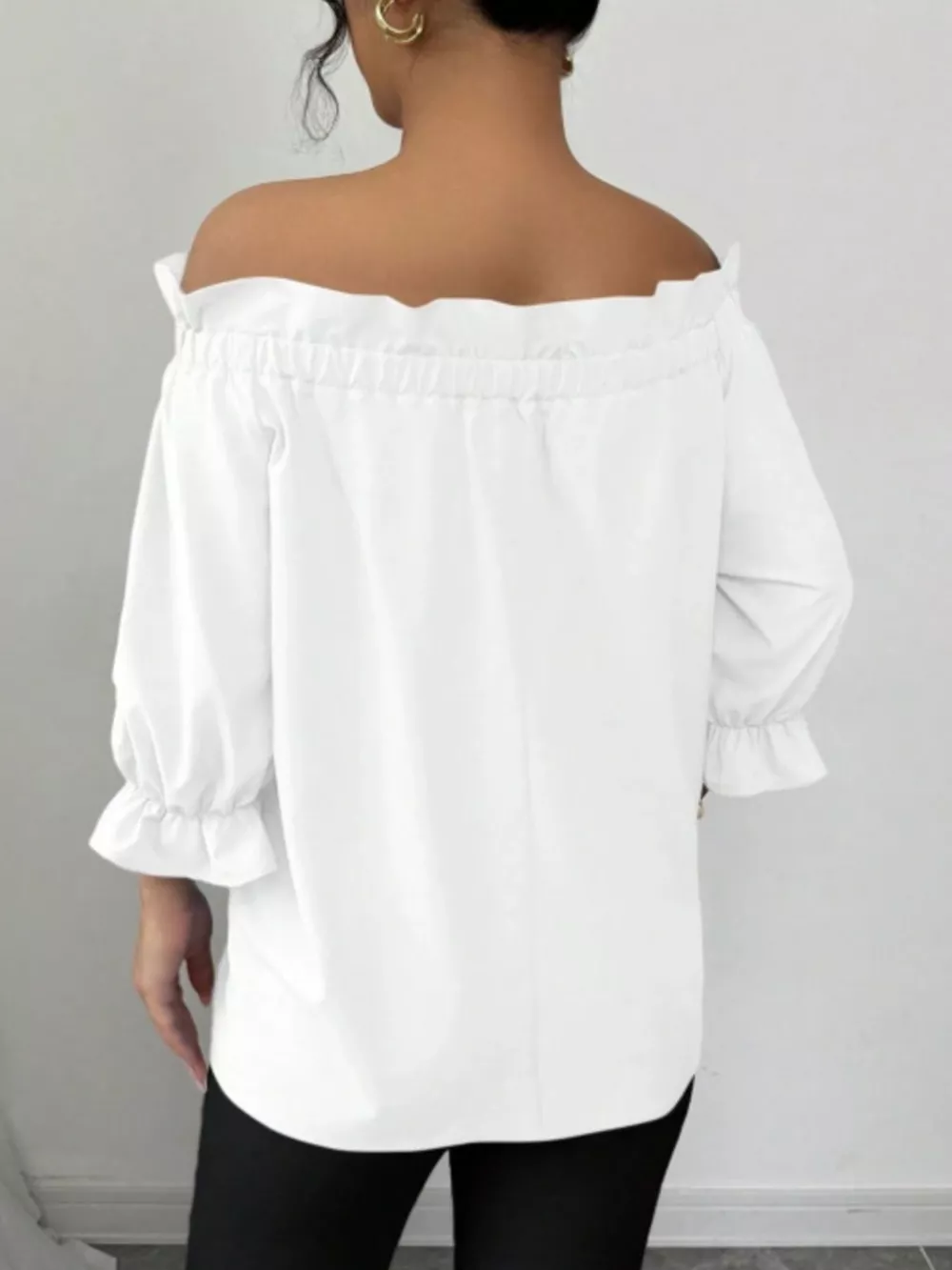 Bow Flounce Sleeve Blouse, image 14