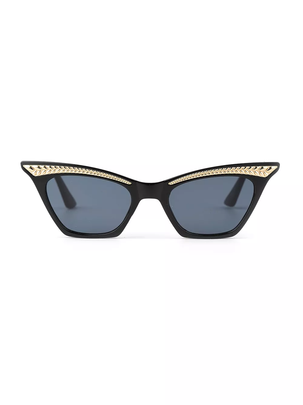 Chic Cat-Eye Sunglasses with Embellished Temple, image 2
