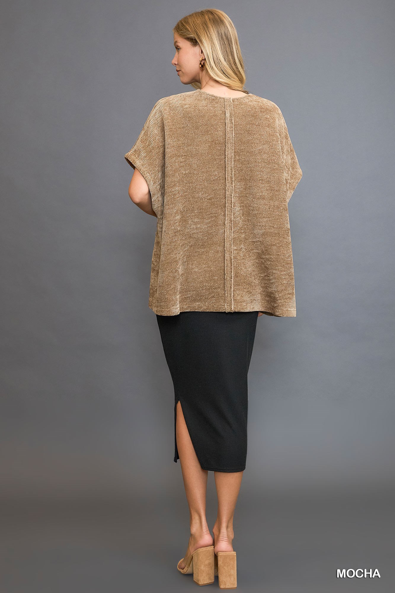 Open Front Knit Cardigan with Front Pockets, image 4