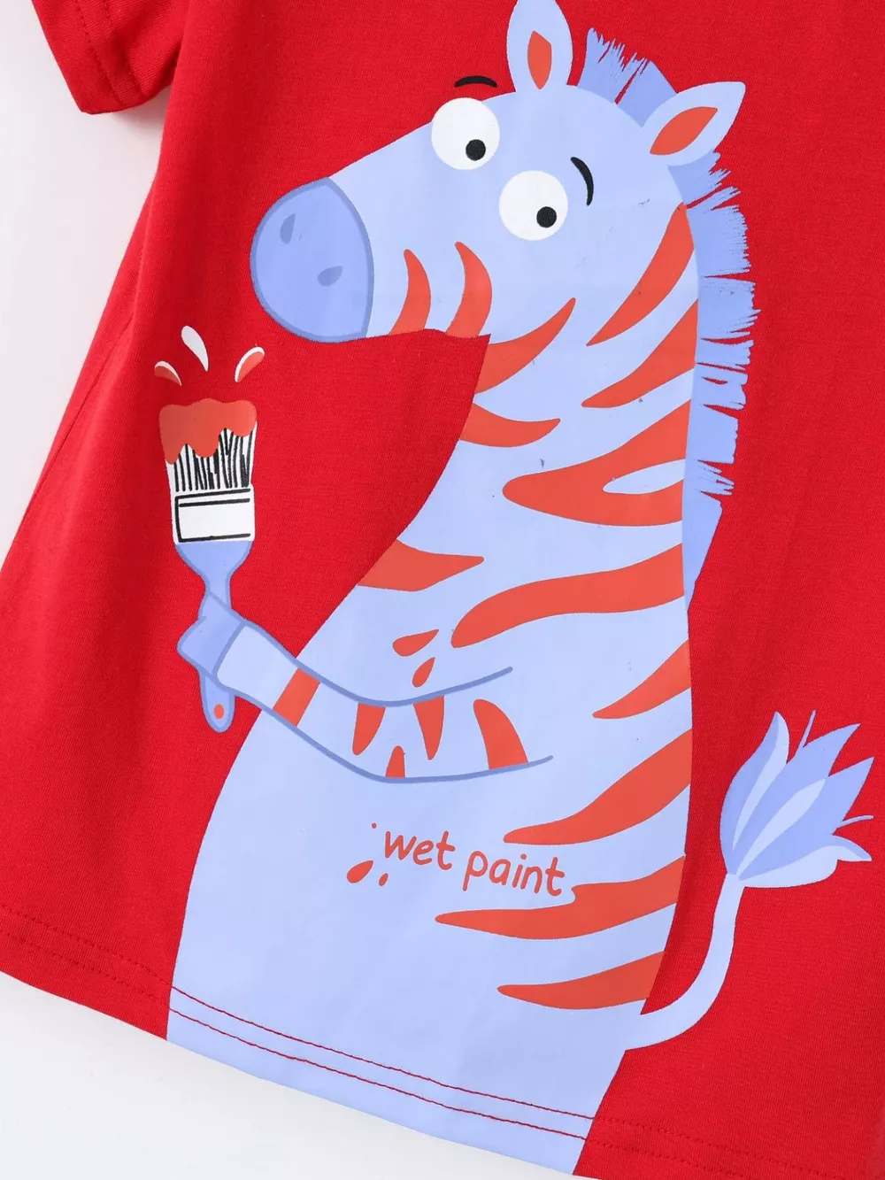 Children's Zebra Round Neck T-Shirt, image 4