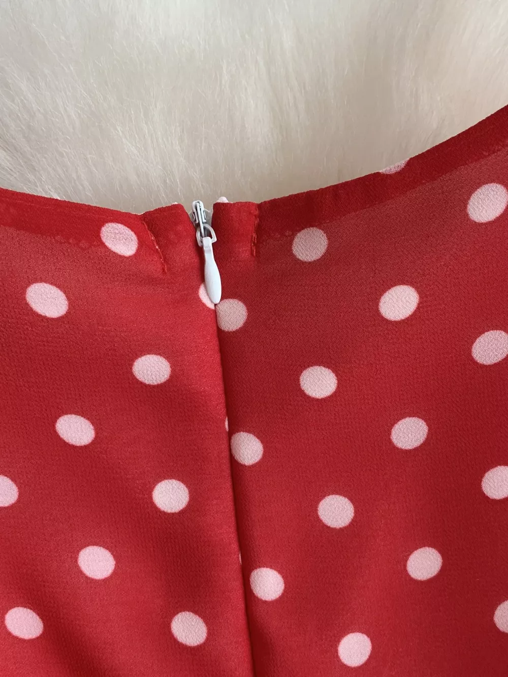 Polka Dot Ruffled Tiered Dress, image 5