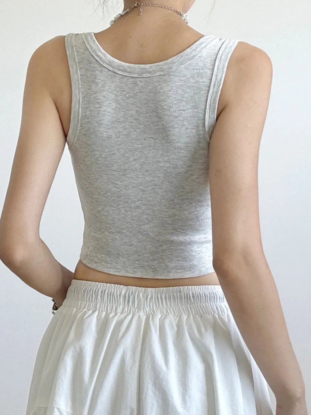 Ribbed Crop Tank Top, image 29