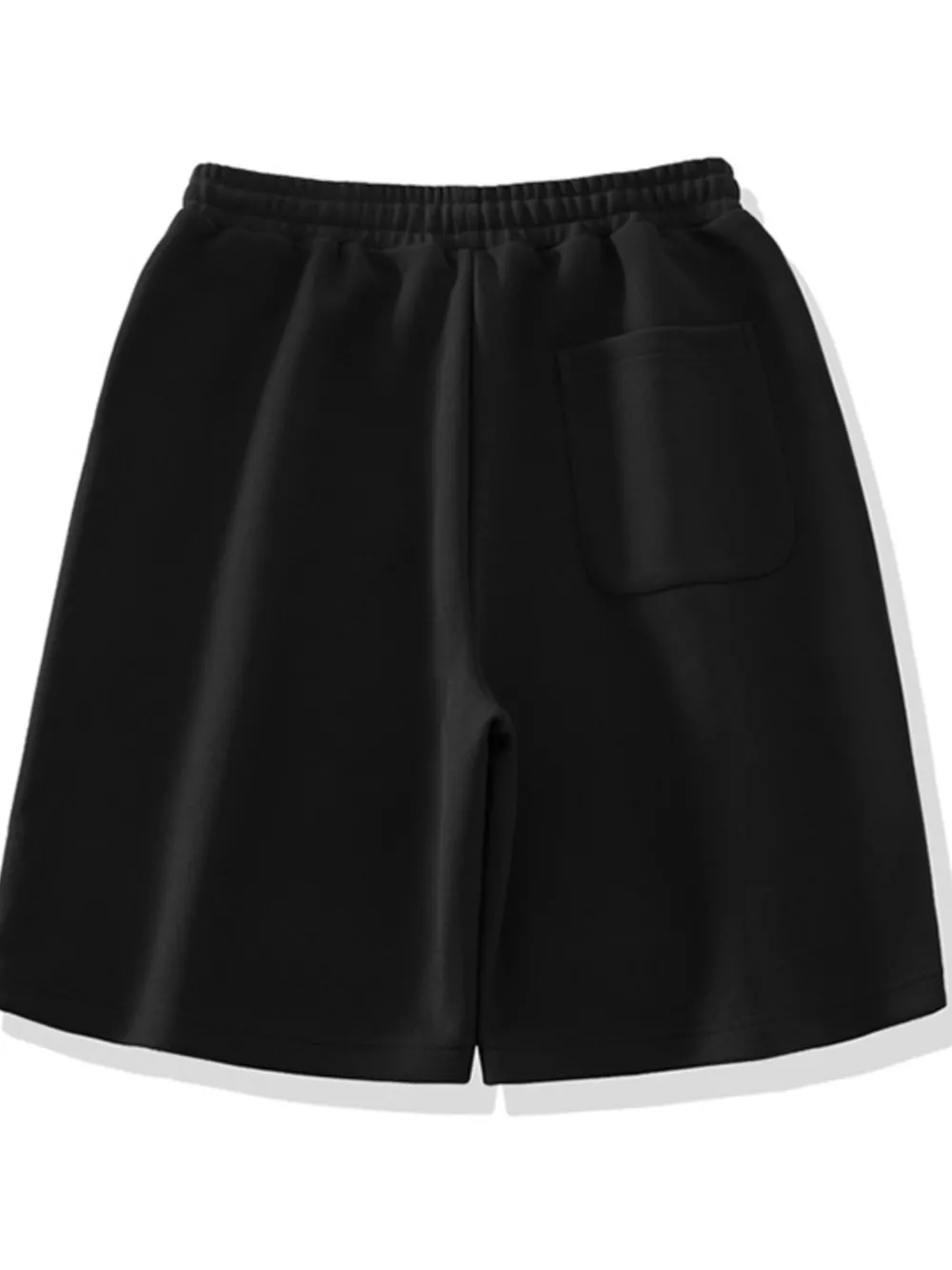 Men's Plus Size Contrast Round Neck Top and Shorts Set, image 3