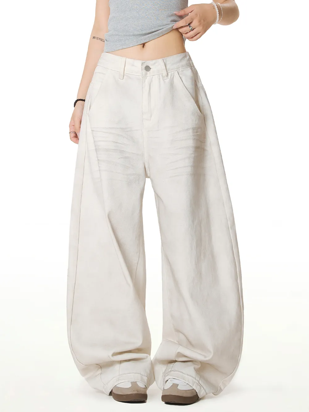 Men's Wide Leg Jeans, image 4