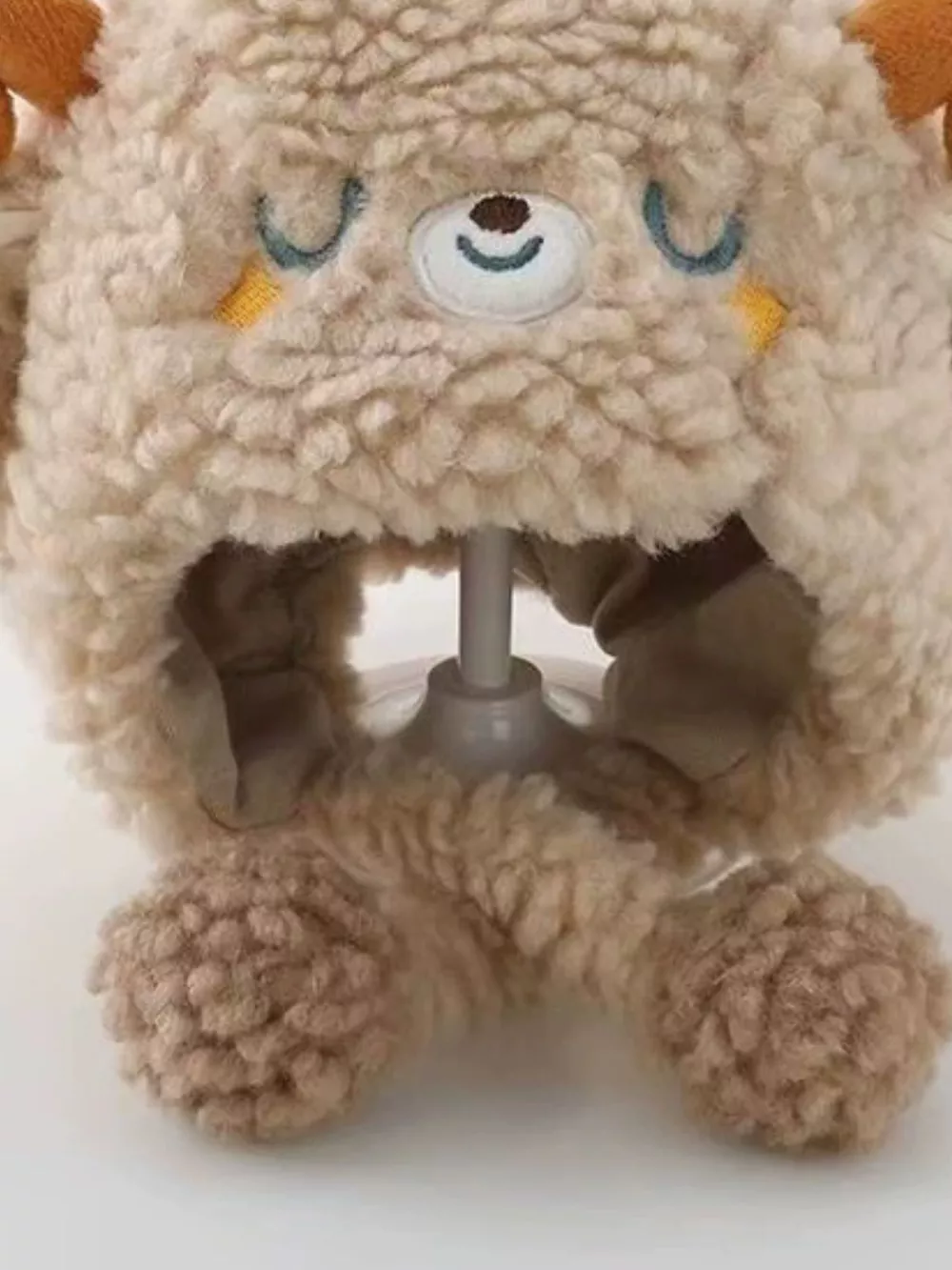 Children's Cute Lamb Plush Hat, image 4