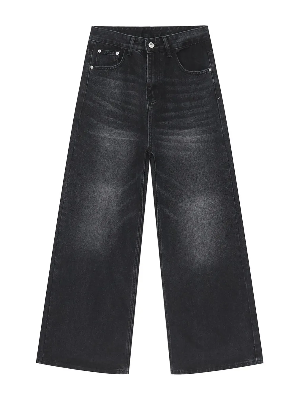 Wide Leg Jeans with Pockets, image 6