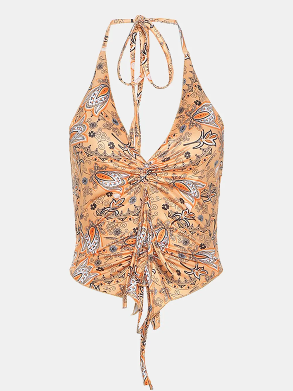 Printed Halter Neck Cami, image 3