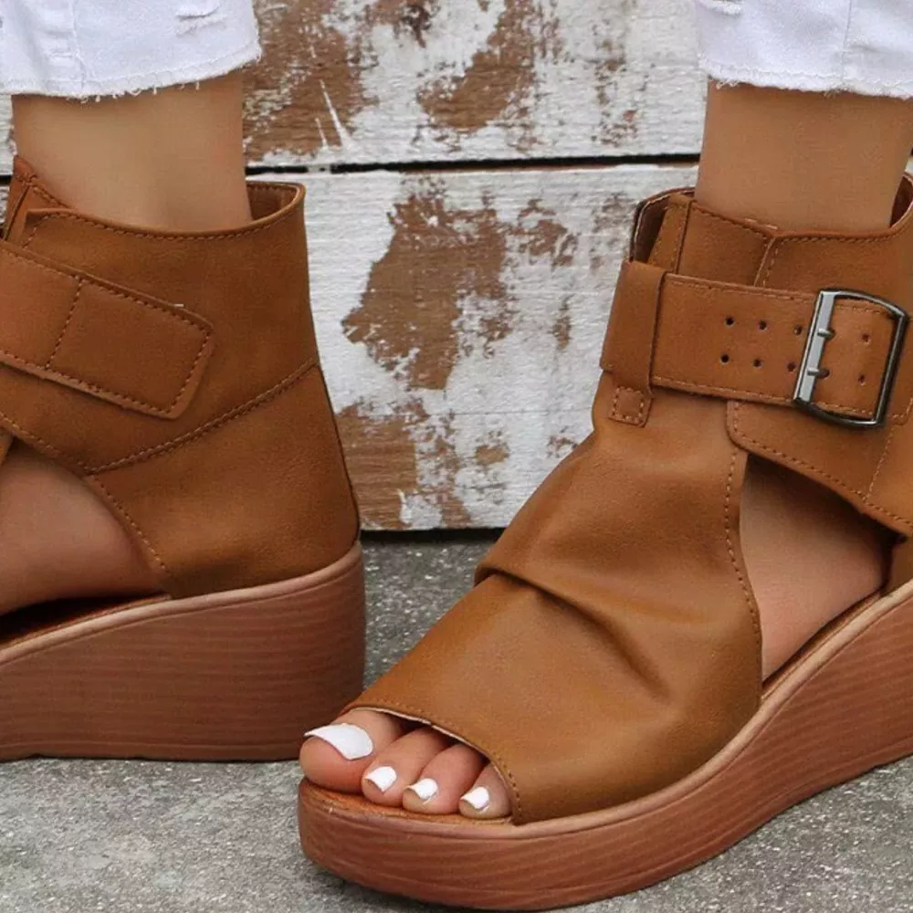 Open Toe Wedge Sandals, image 8