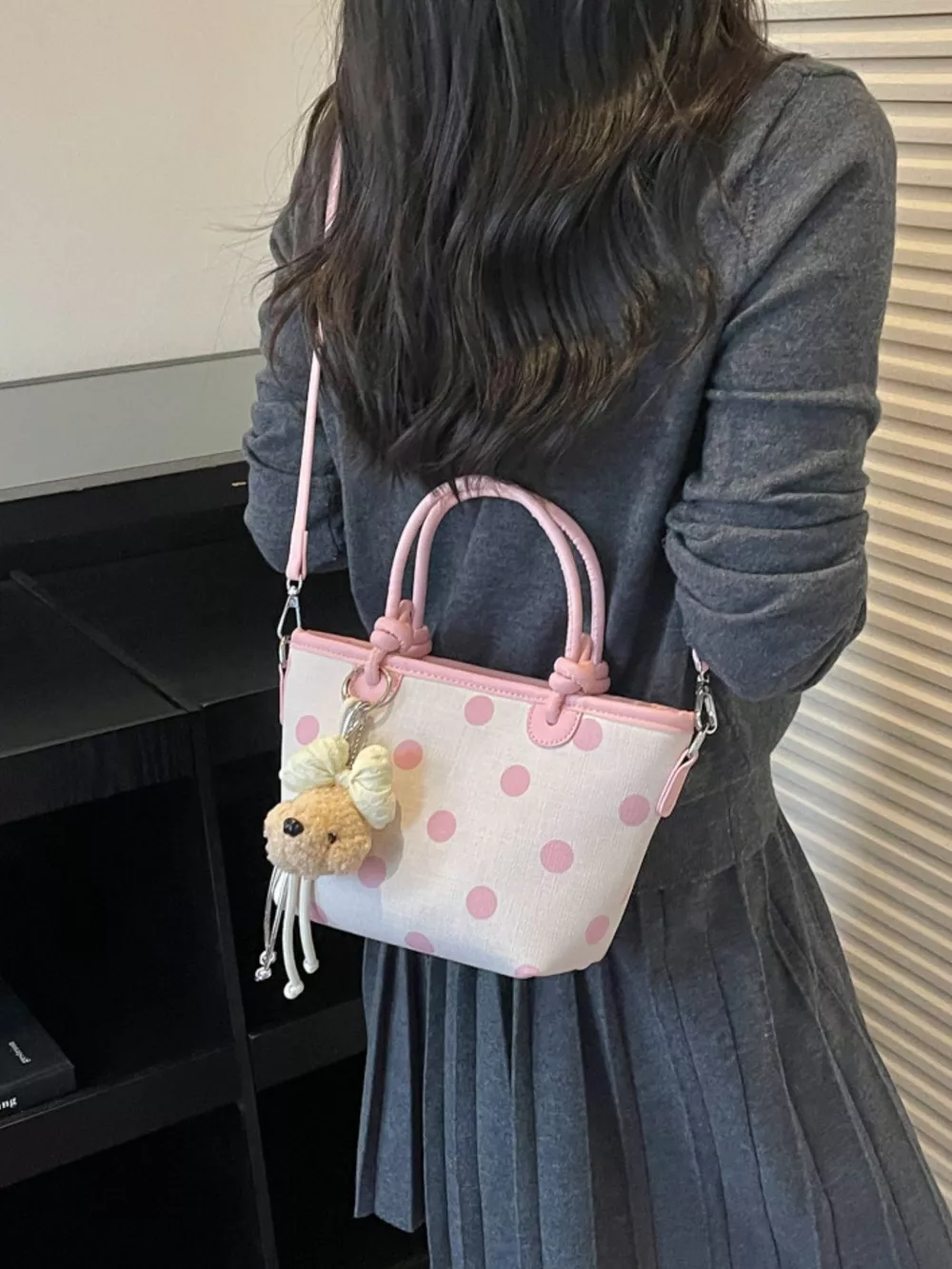 Polka Dot Crossbody Bag, image 3