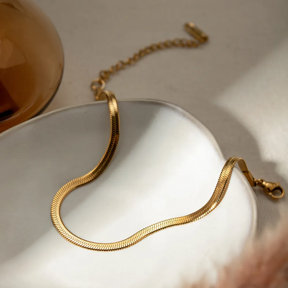 18K Gold-Plated Ankle Bracelet, image 4