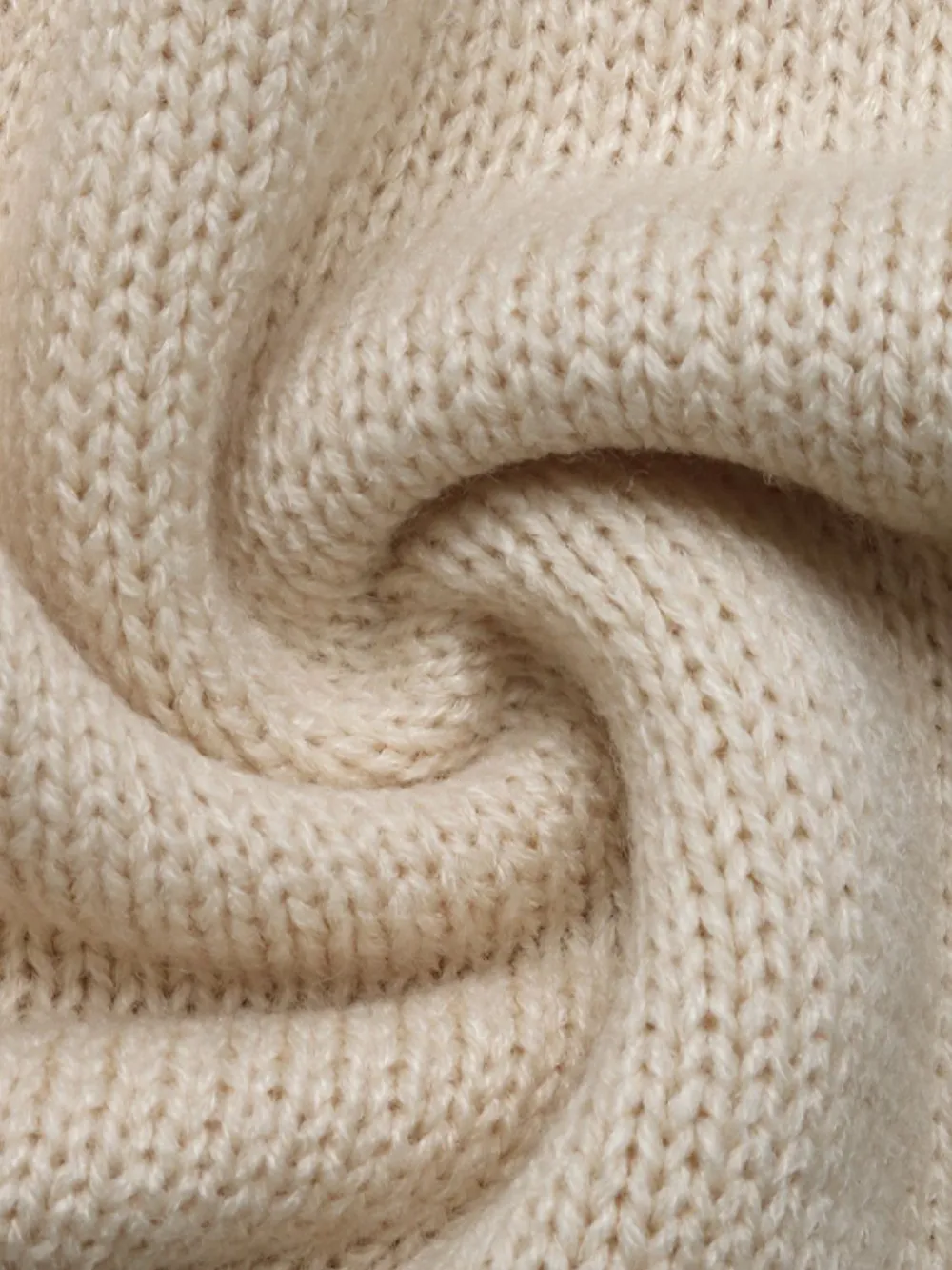 Tied Round Neck Long Sleeve Cardigan, image 5