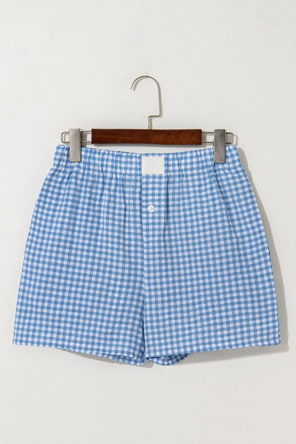 Plaid Gingham High Waist Shorts, image 8