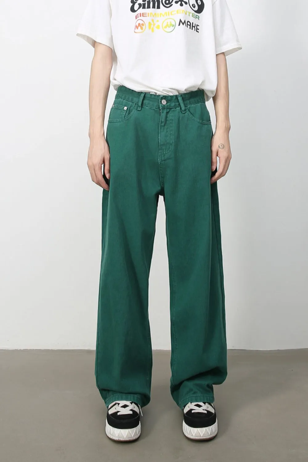 Men's Baggy Jeans with Pockets, image 5