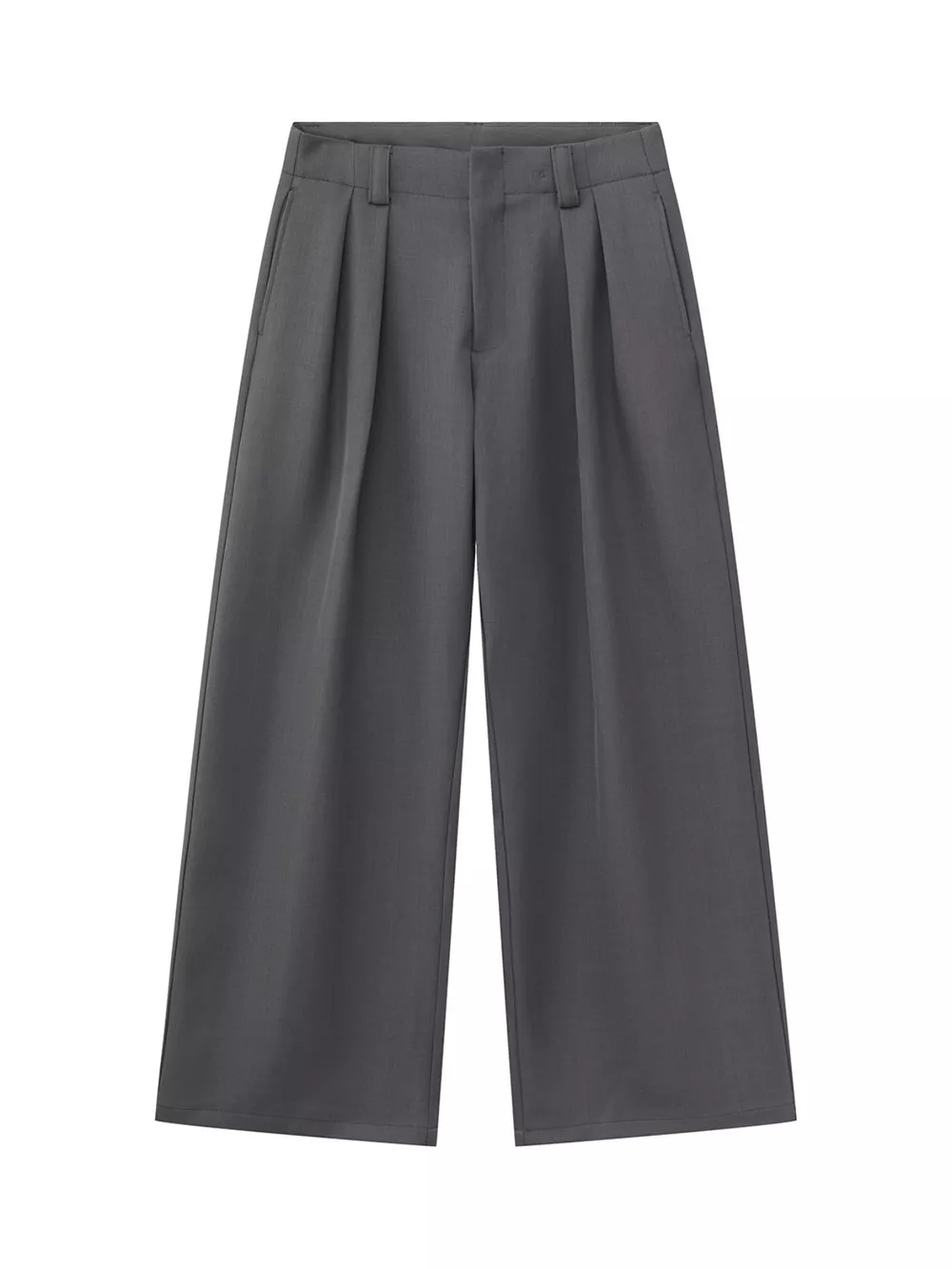 Men's High-Waisted Wide-Leg Pleated Pants, image 13