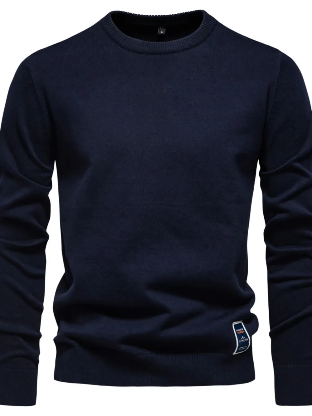 Men's Round Neck Long Sleeve Sweater, image 7