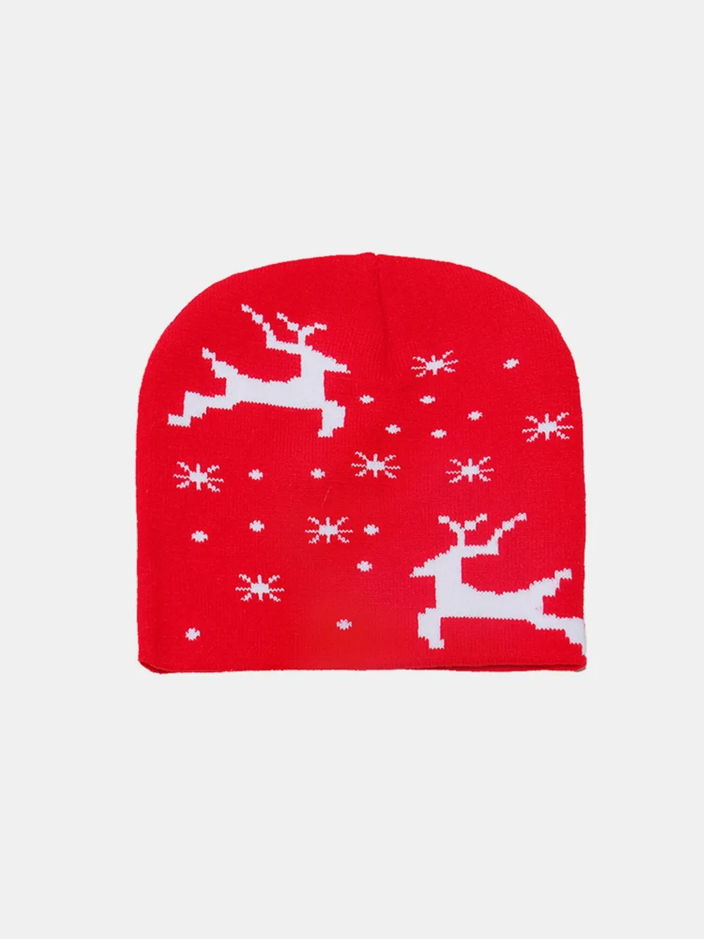 Christmas Pattern Knit Hat, image 3