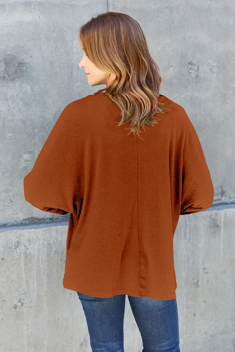 Full Size Round Neck Long Sleeve T-Shirt, image 23