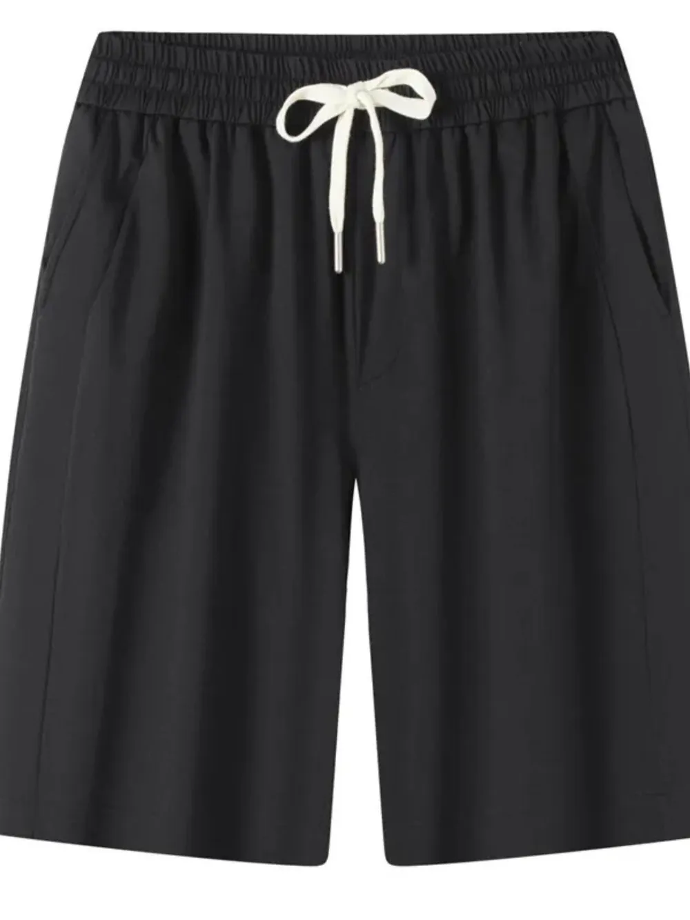 Men's Plus Size Drawstring Shorts with Pockets