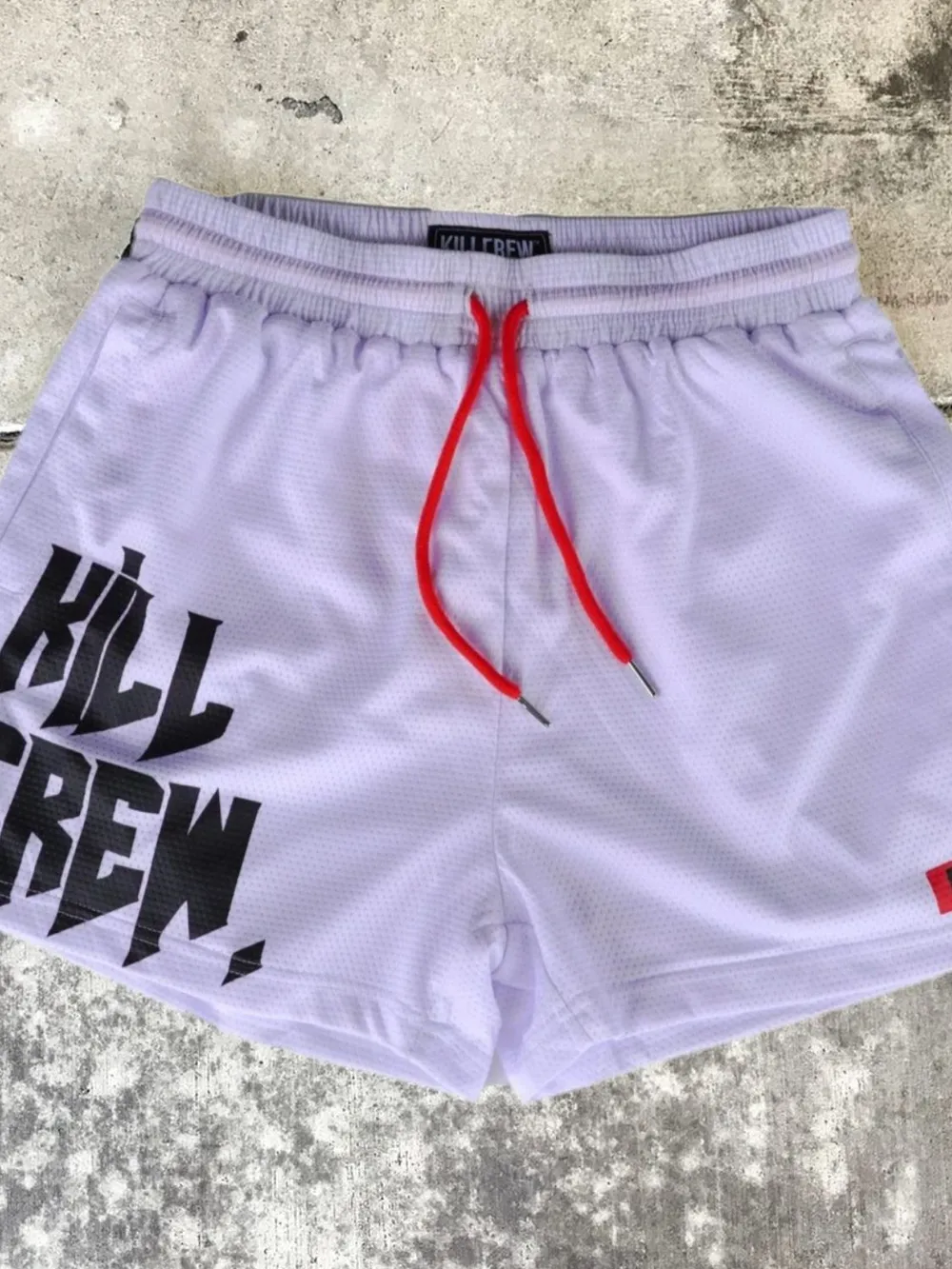 Men's Plus Size Letter Drawstring Shorts, image 6