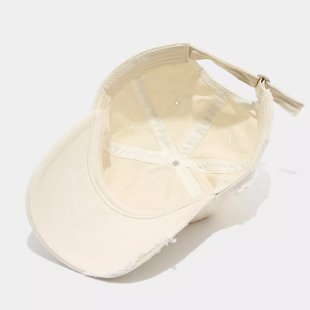 Distressed Cotton Baseball Cap, image 7