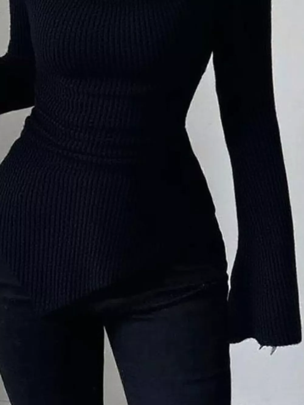 Cowl Neck Flare Sleeve Top, image 16