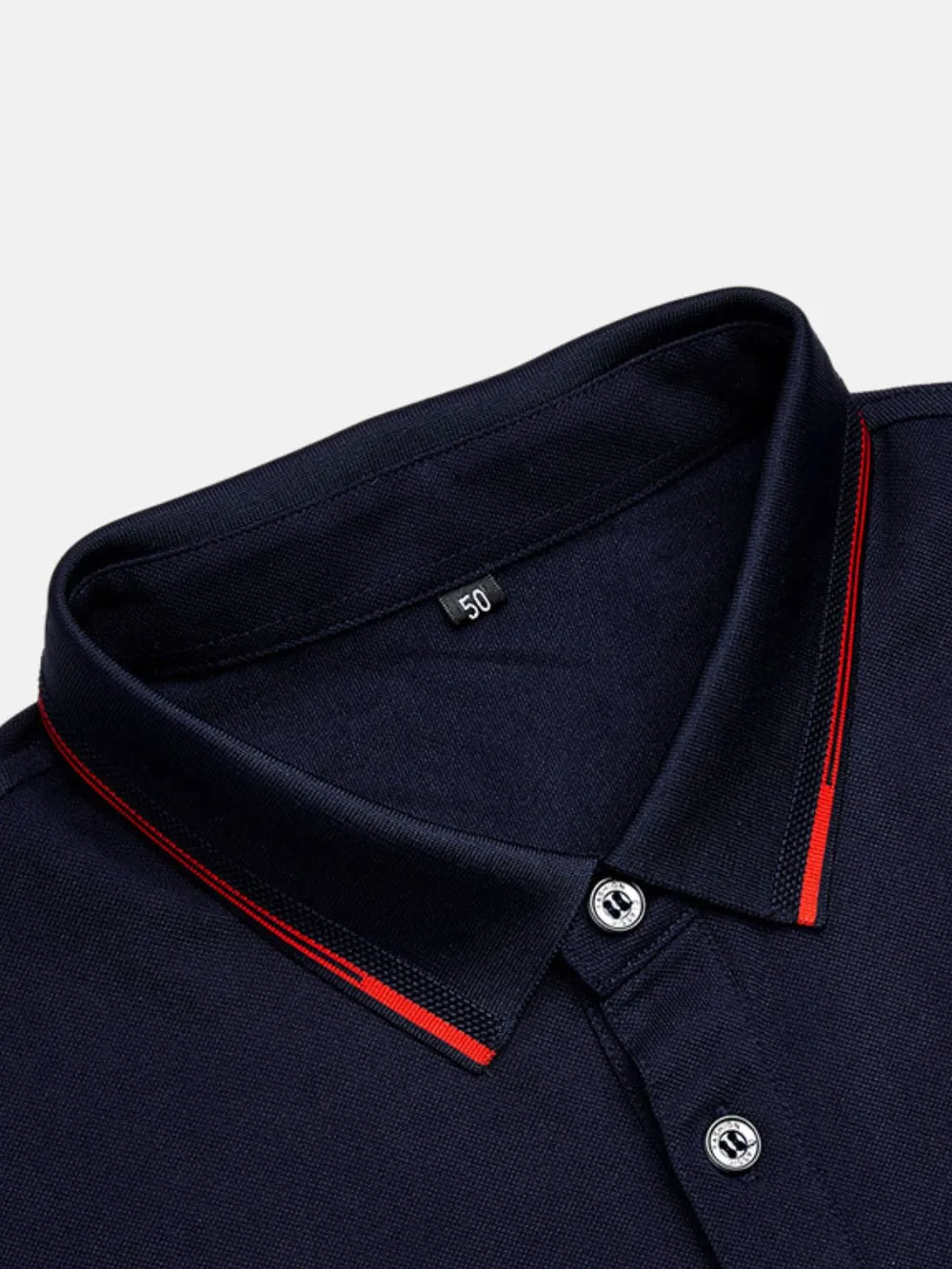 Men's Plus Size Embroidered Short Sleeve Polo Shirt, image 5