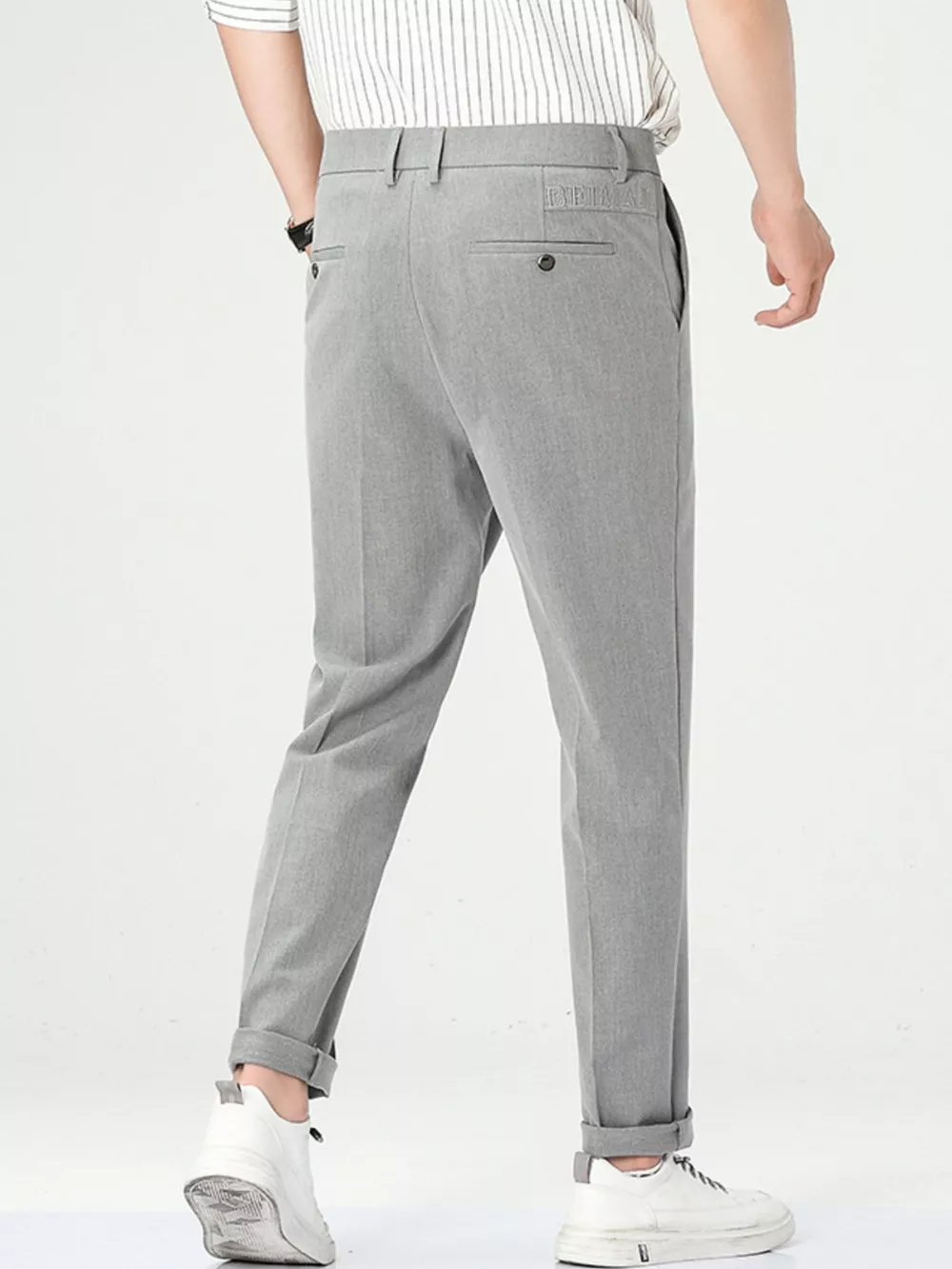 Men's Loose Fit Straight Leg Pants, image 8