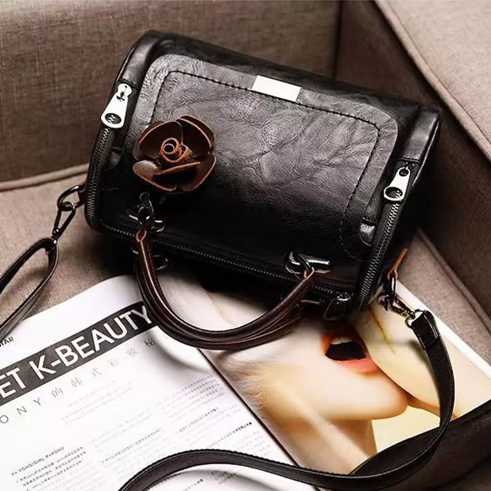 PU Leather Flap Crossbody Bag, image 9