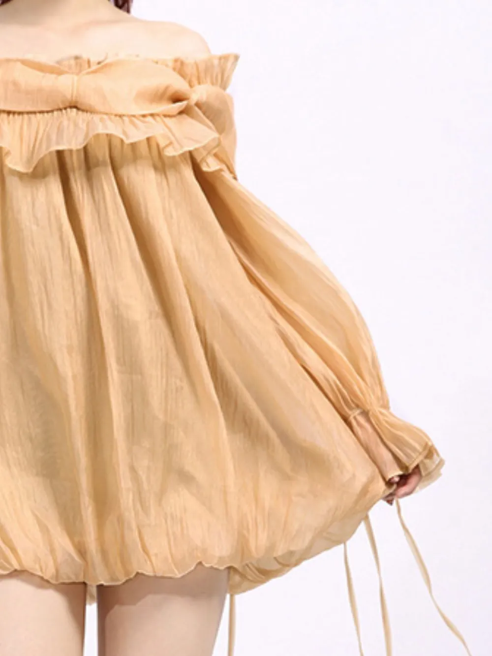 Ruffled Off-Shoulder Flounce Sleeve Blouse, image 16