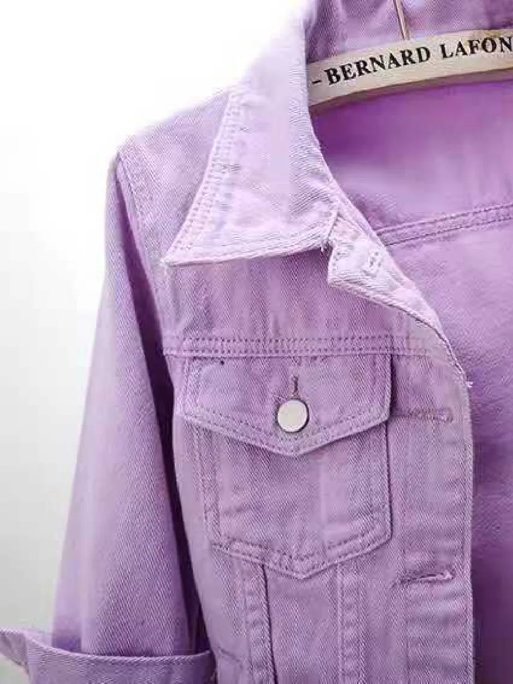 Full Size Cropped Denim Jacket Plus Size, image 16