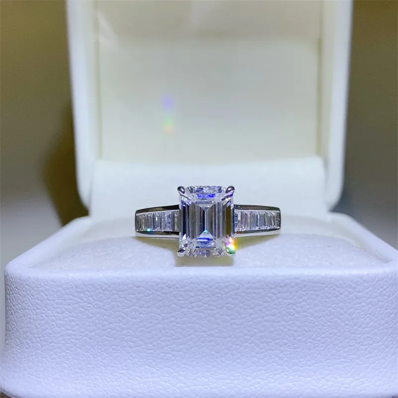 3 Carat Moissanite 925 Sterling Silver Ring, image 5