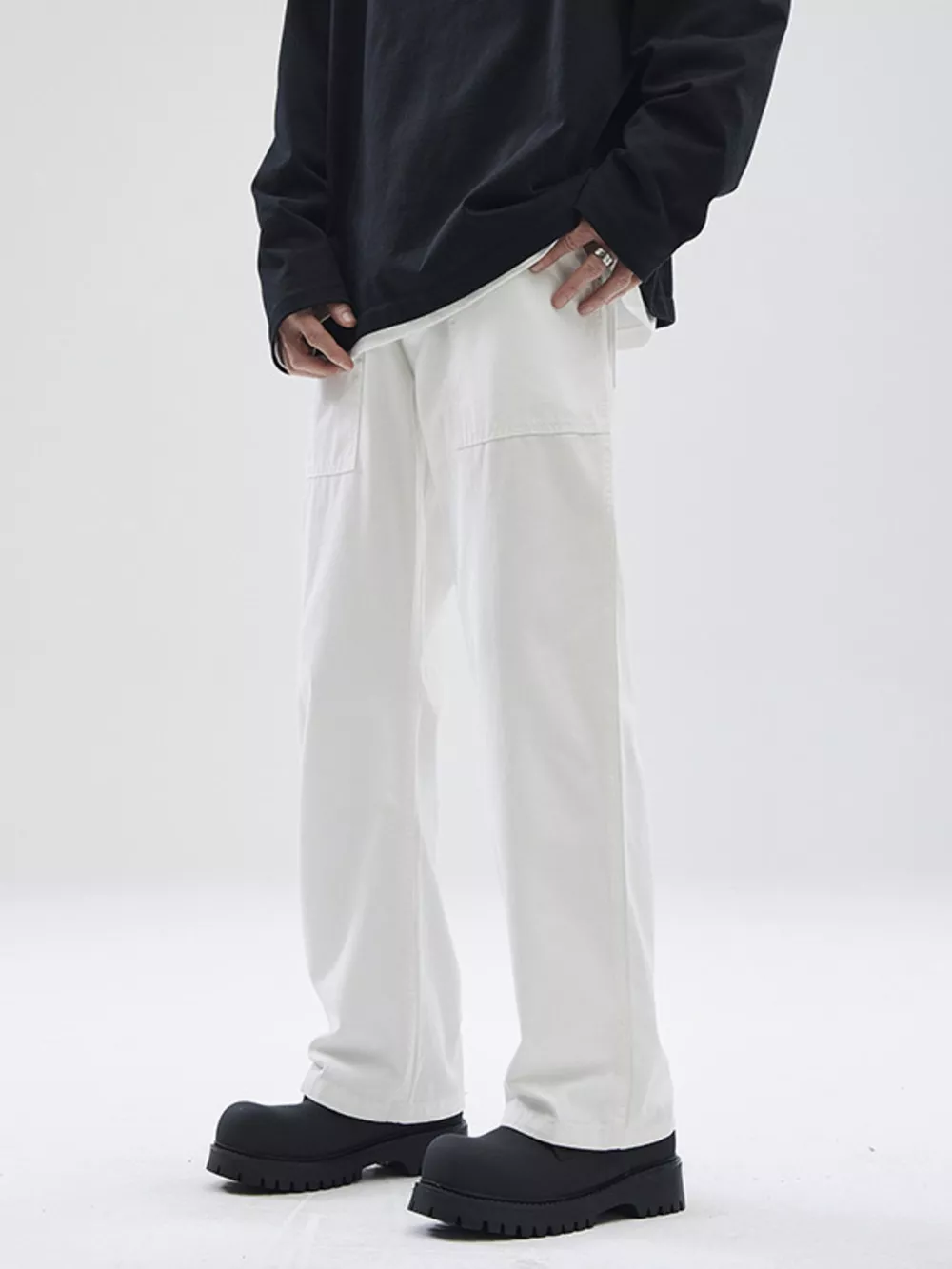 Men's Full Size Relaxed Fit Pants Plus Size, image 2