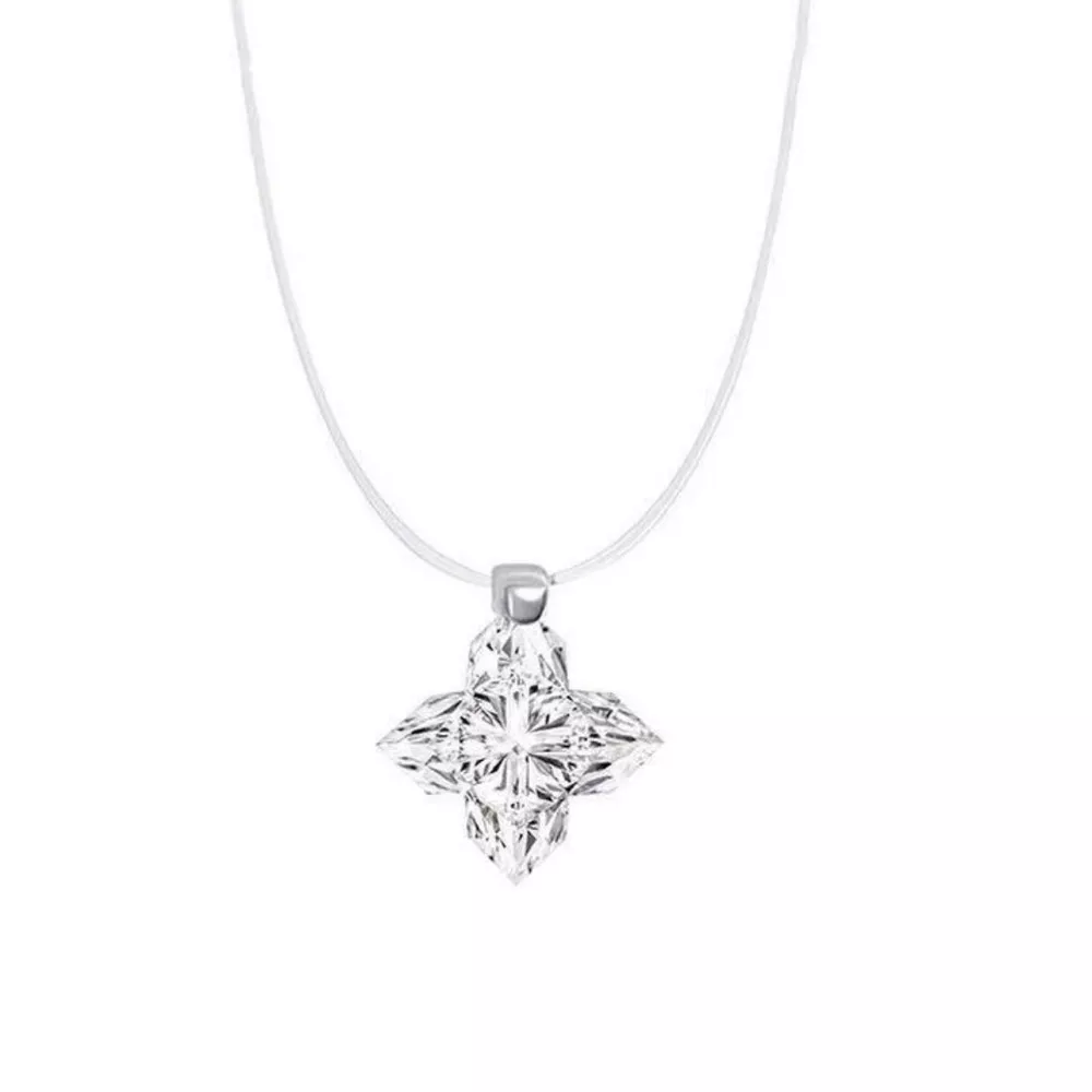 2 Carat 925 Sterling Silver Moissanite Star Pendant Necklace, image 5